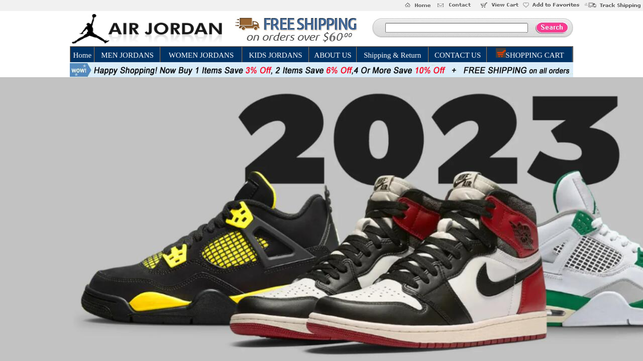 Screenshot of 100realjordans.com