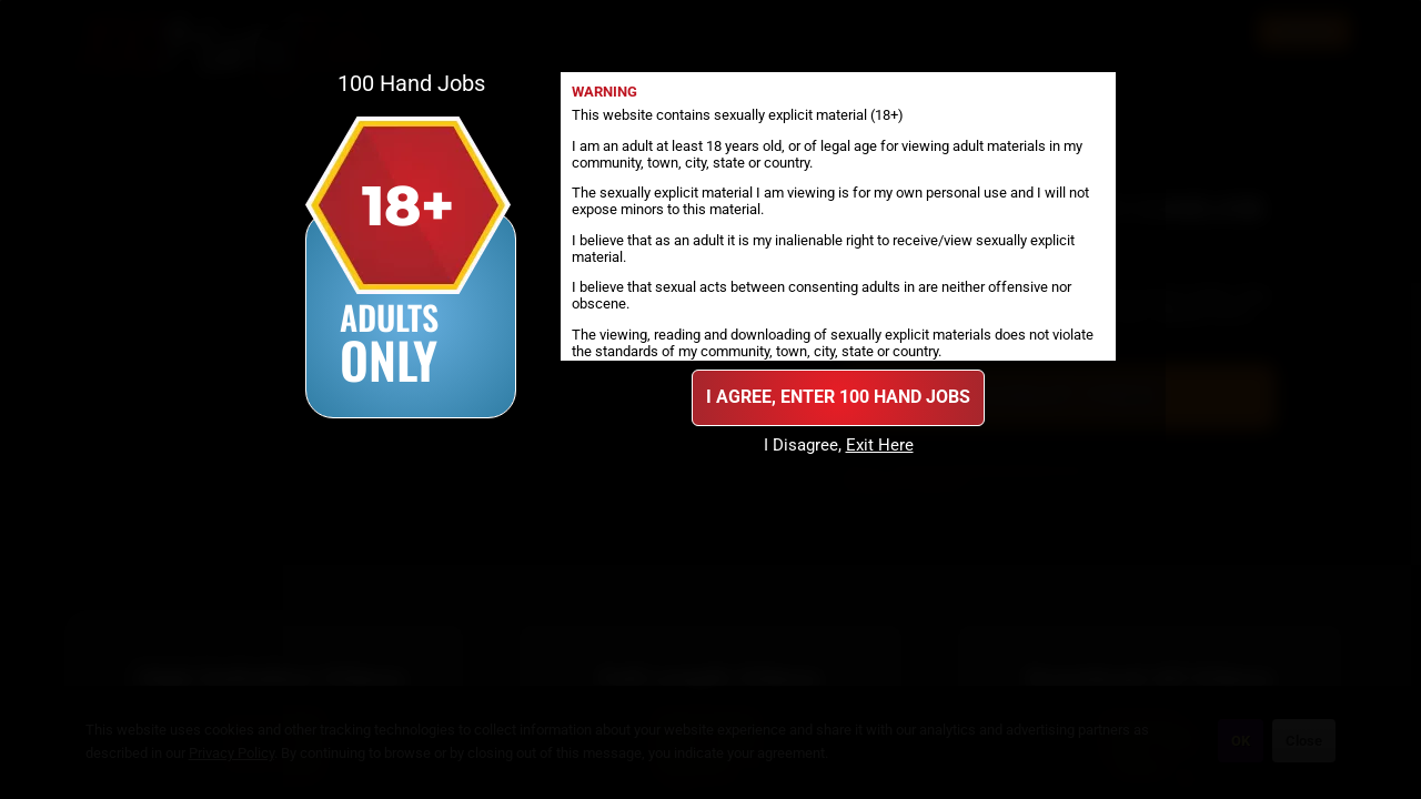 Screenshot of 100handjobs.com