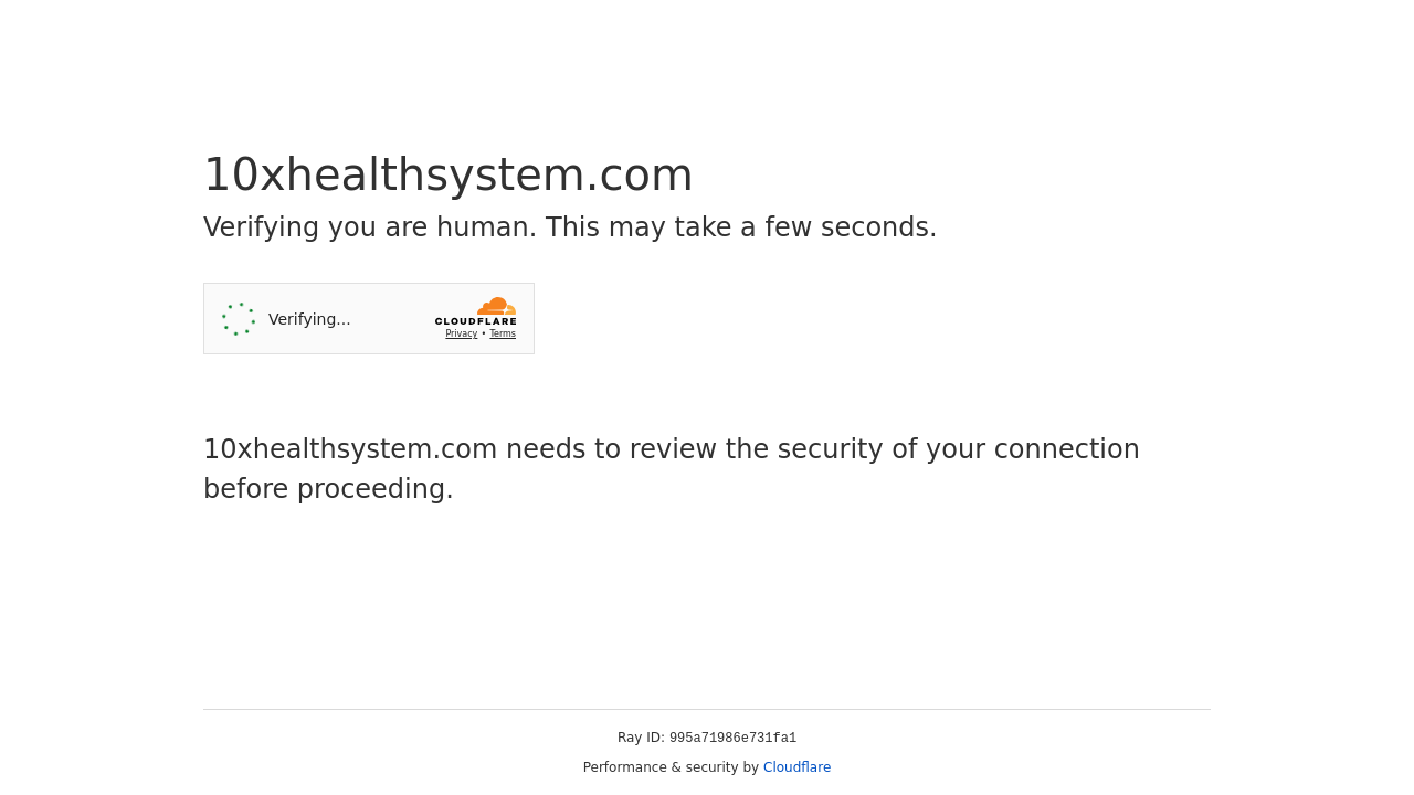 Screenshot of 10xhealthsystem.com