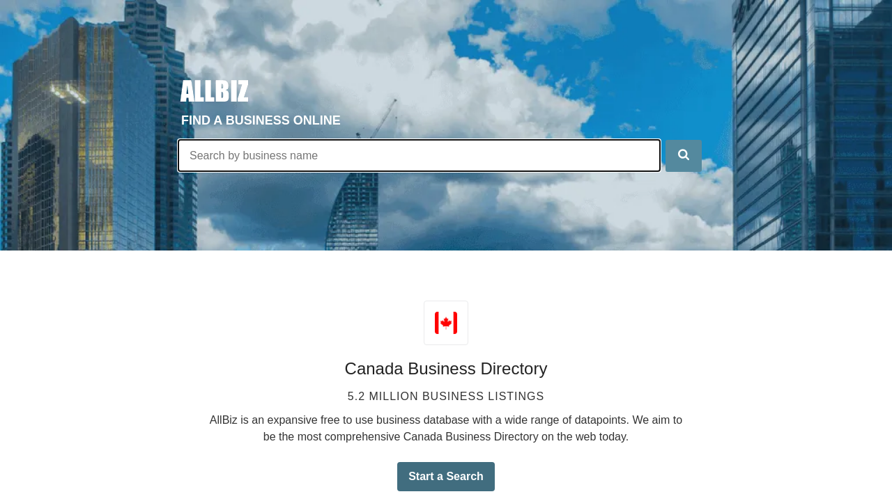 Screenshot of allbiz.ca