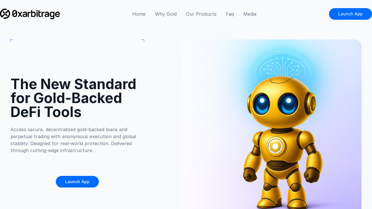 Screenshot of 0xarbitrage.io