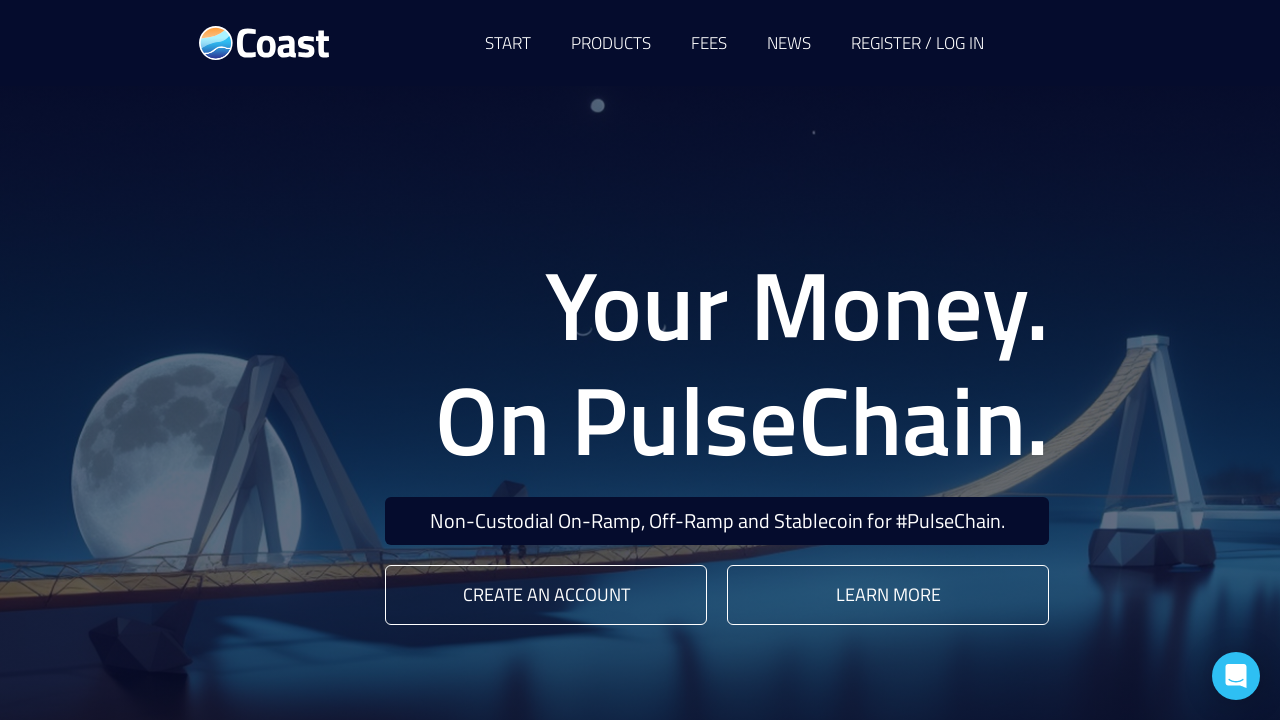 Screenshot of 0xcoast.com