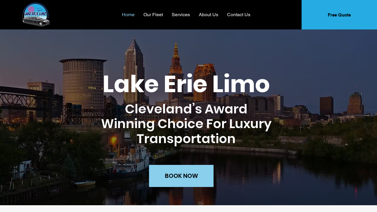 Screenshot of lakeerielimo.com