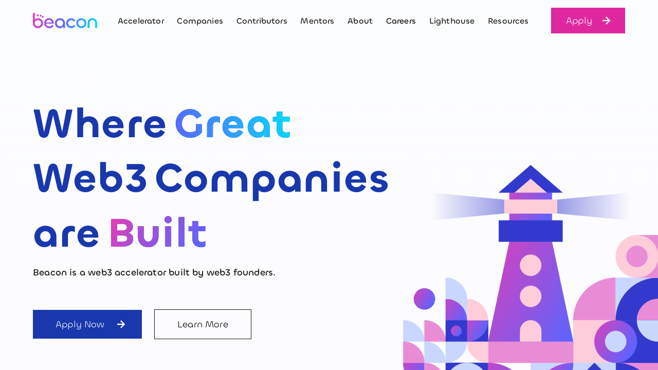 Screenshot of 0xbeacon.com