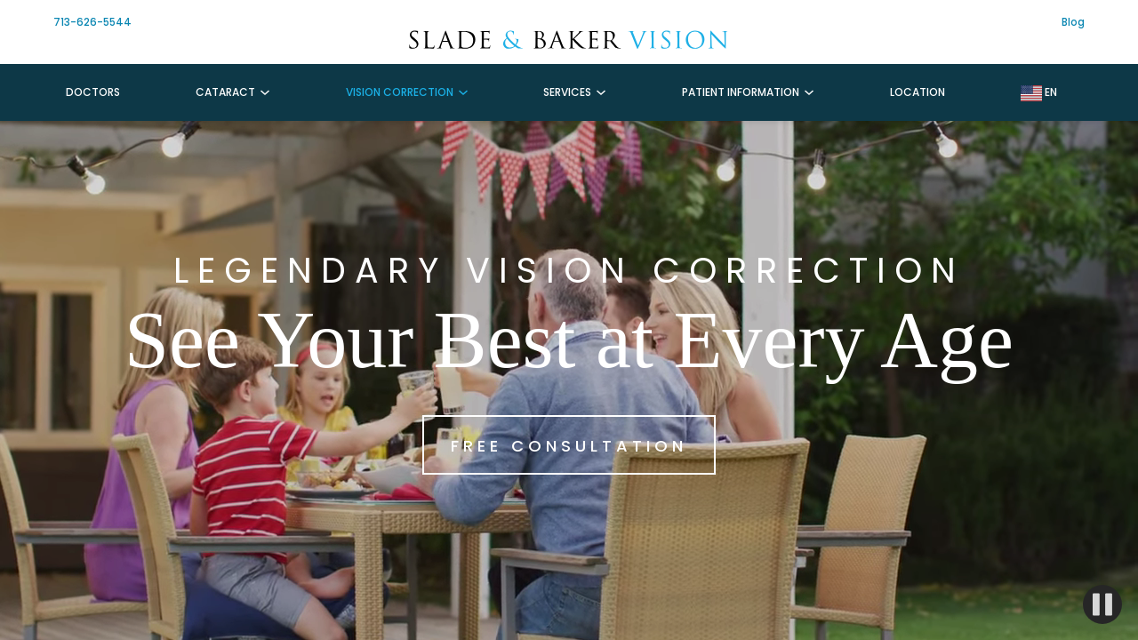 Screenshot of visiontexas.com