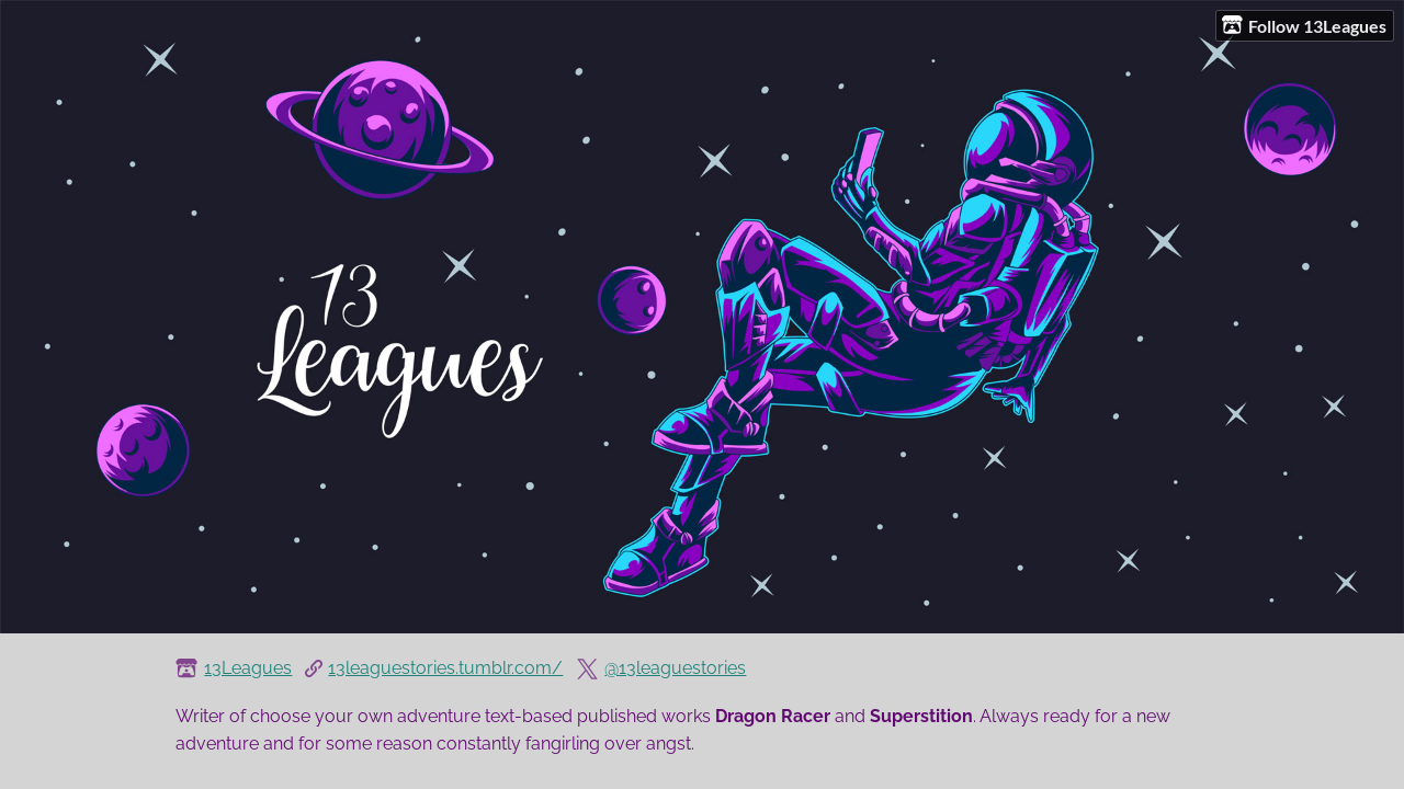 Screenshot of 13leagues.itch.io