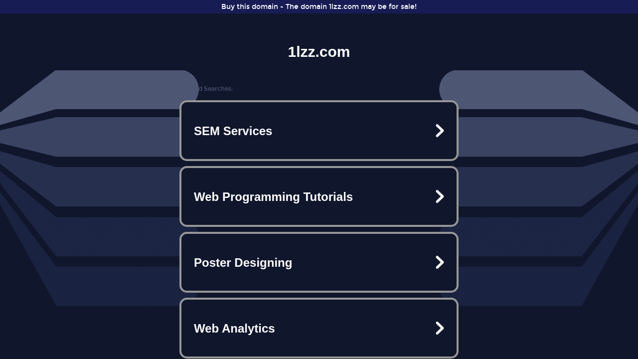 Screenshot of 1lzz.com