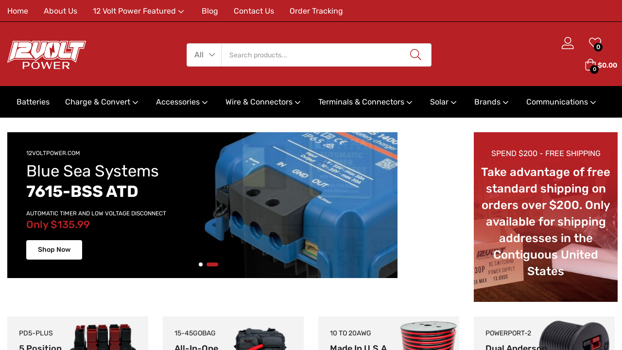 Screenshot of 12voltpower.com