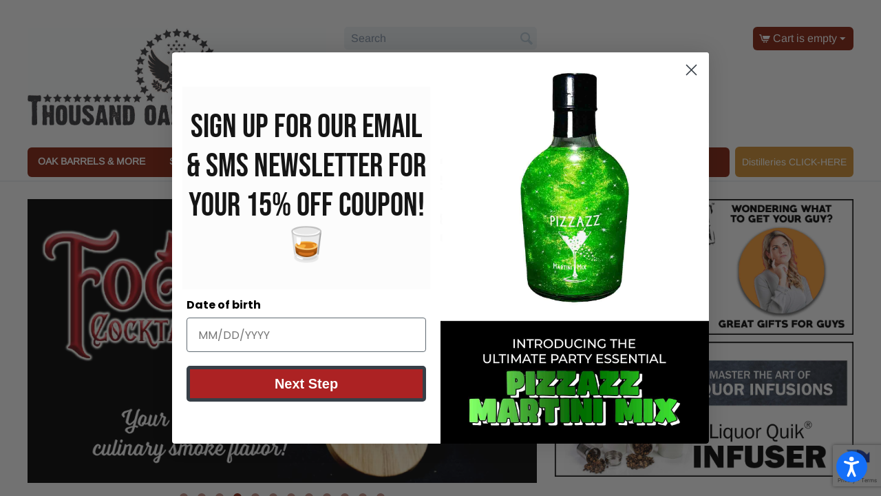 Screenshot of 1000oaksbarrel.com