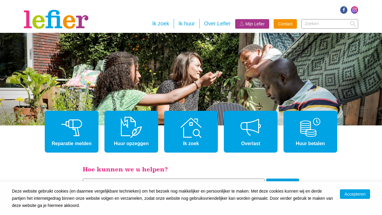 Screenshot of lefier.nl