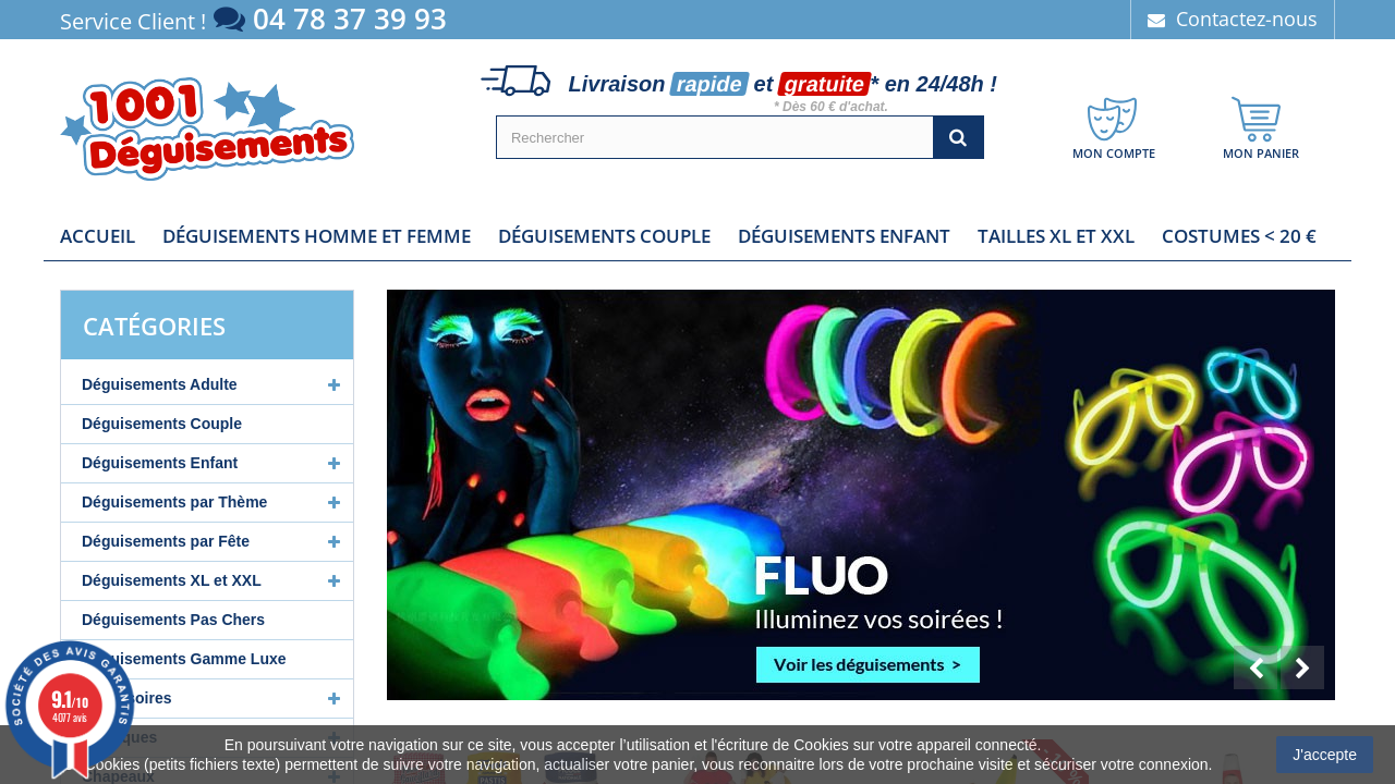 Screenshot of 1001deguisement.fr
