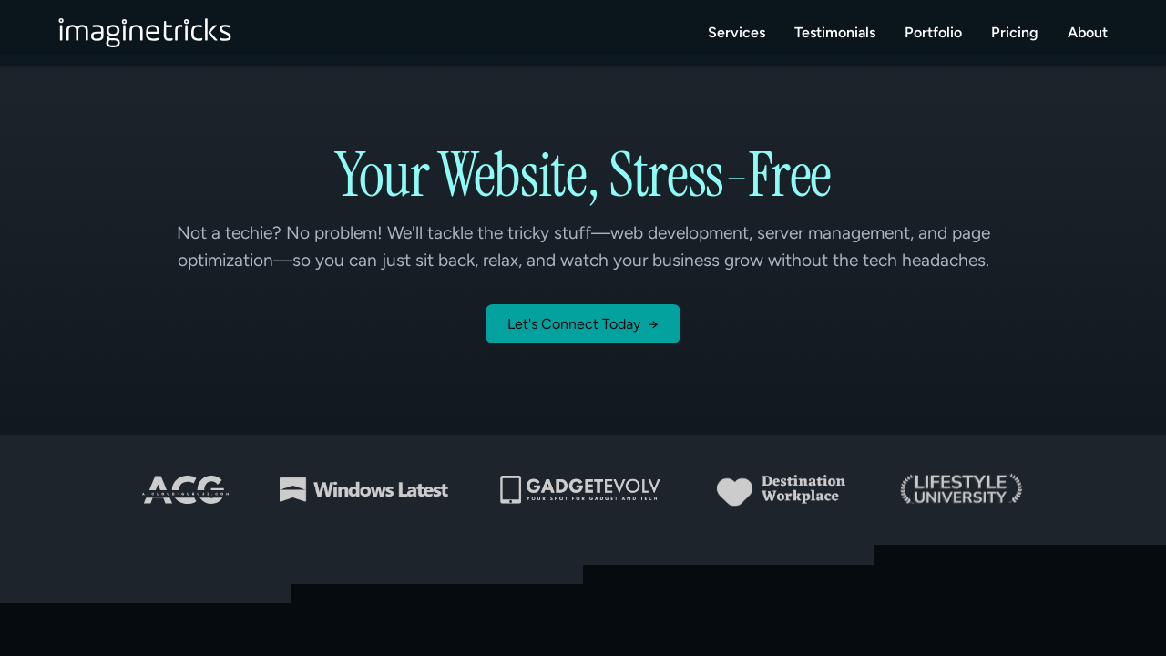 Screenshot of imaginetricks.com