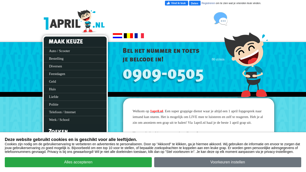 Screenshot of 1april.nl