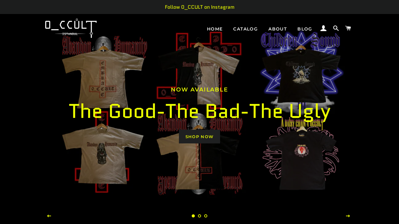 Screenshot of 0ccultclothing.com