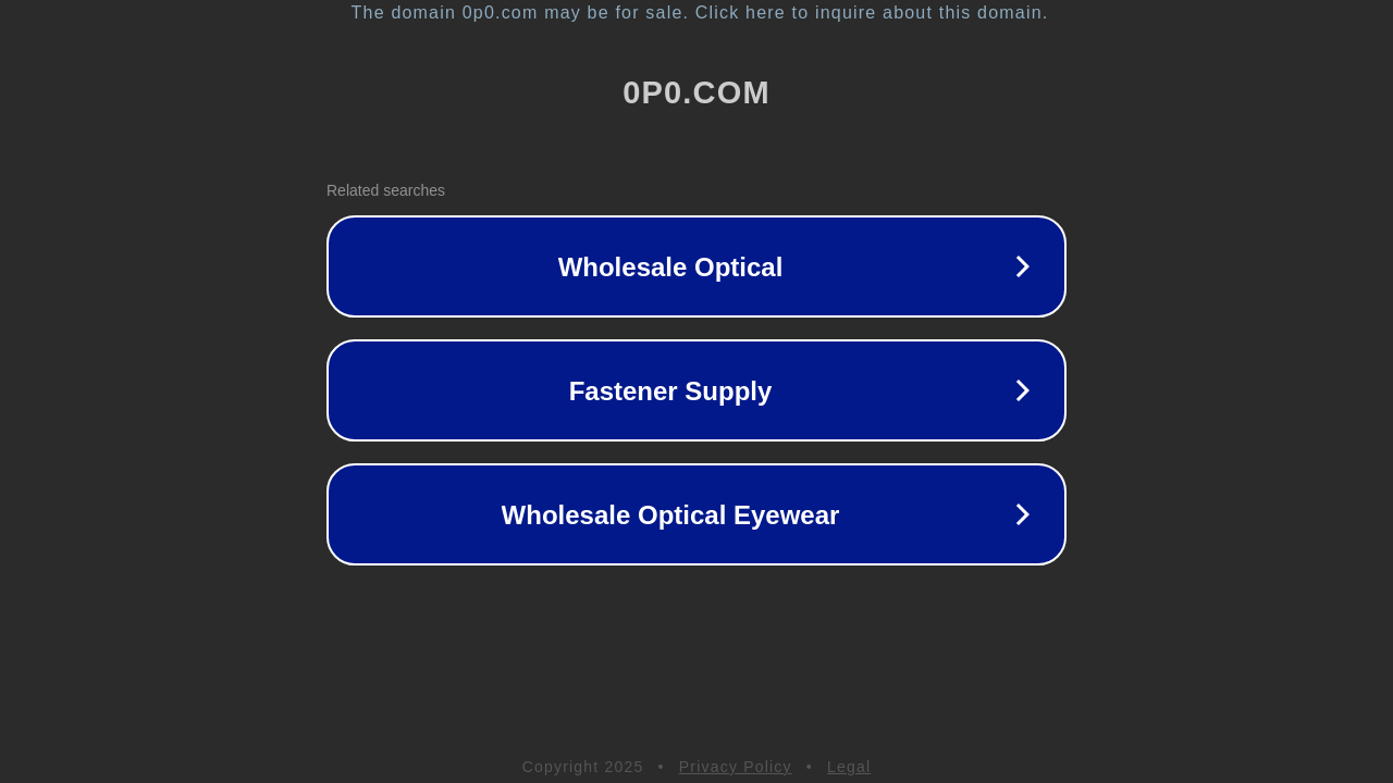Screenshot of 0p0.com