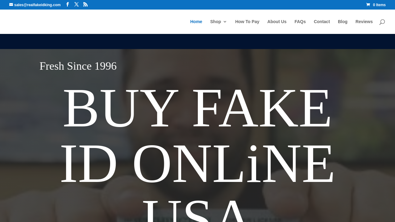 Screenshot of realfakeidking.com