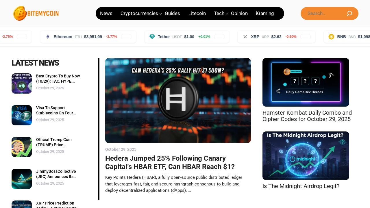 Screenshot of bitemycoin.com