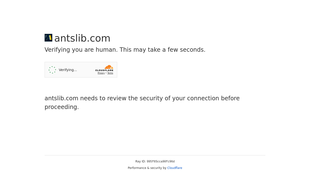 Screenshot of antslib.com