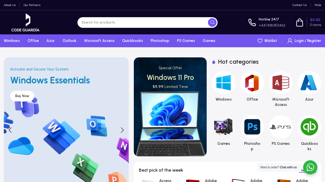 Screenshot of codeguardia.com