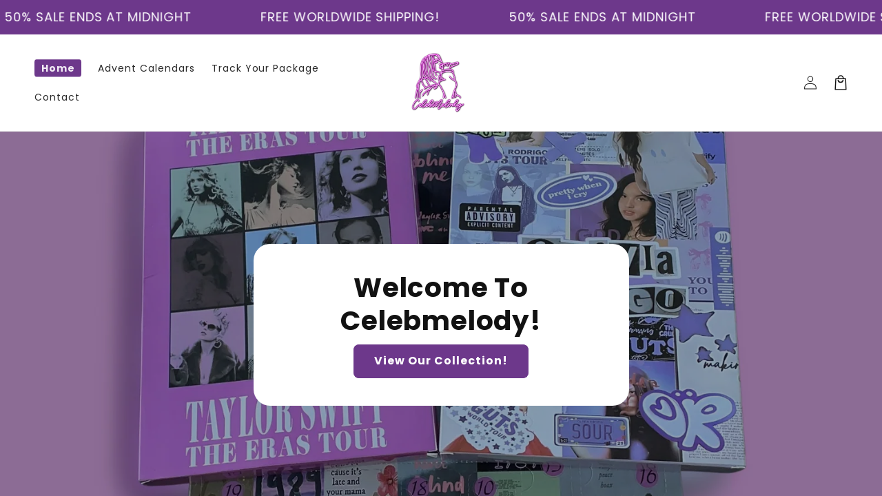 Screenshot of celebmelody.com