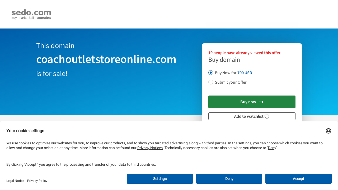 Screenshot of coachoutletstoreonline.com