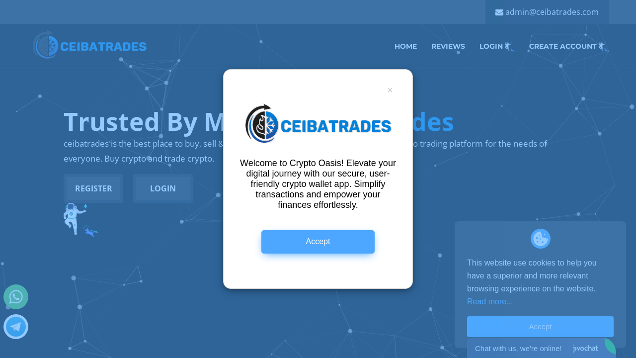Screenshot of ceibatrades.com