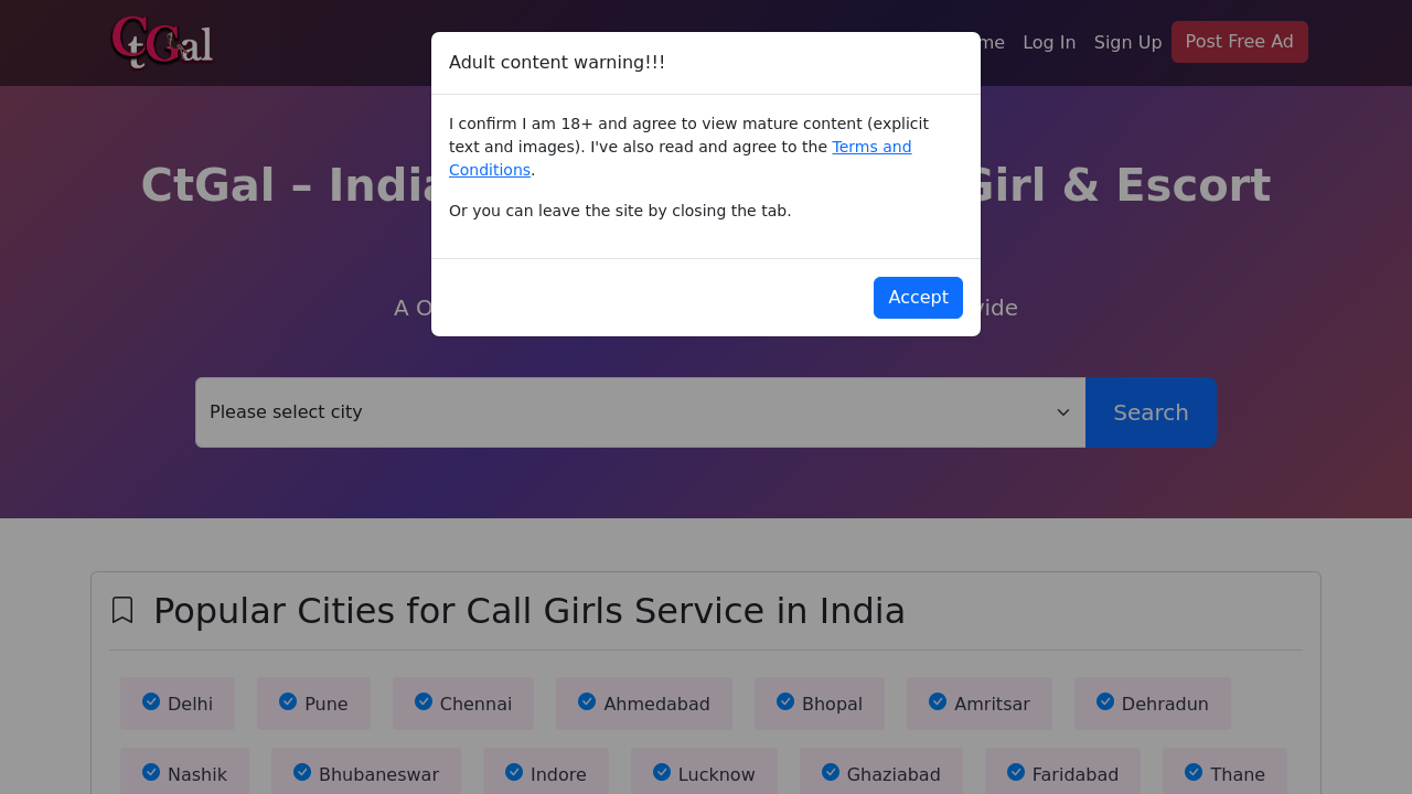 Screenshot of ctgal.net
