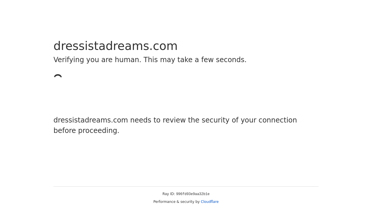Screenshot of dressistadreams.com