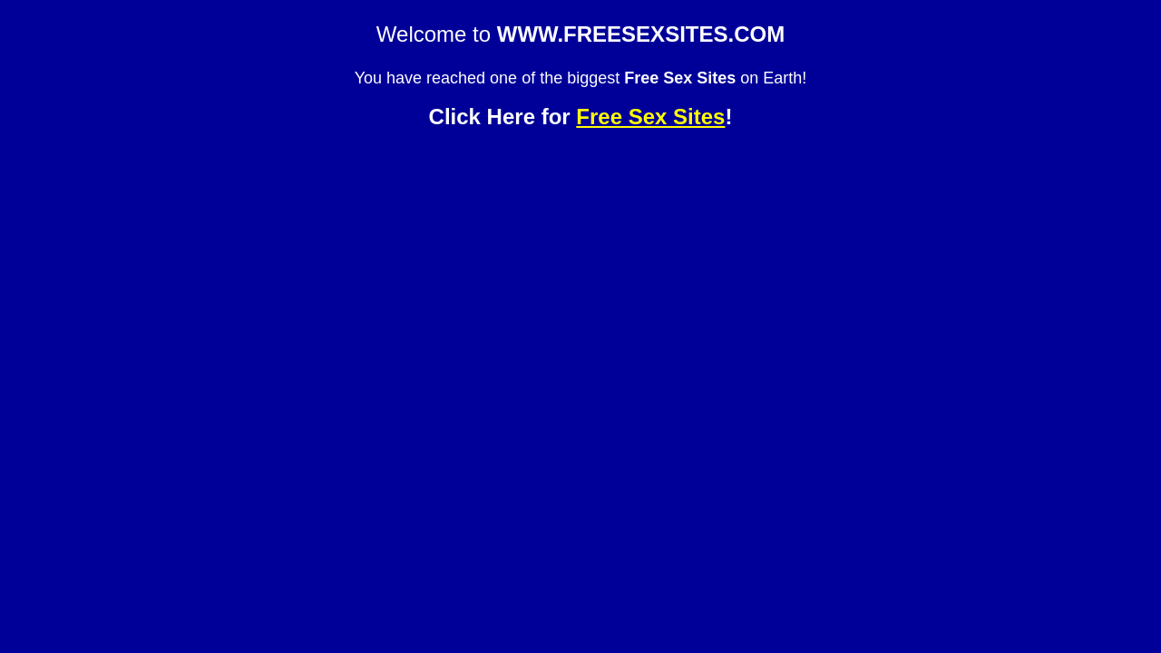 Screenshot of freesexsites.com