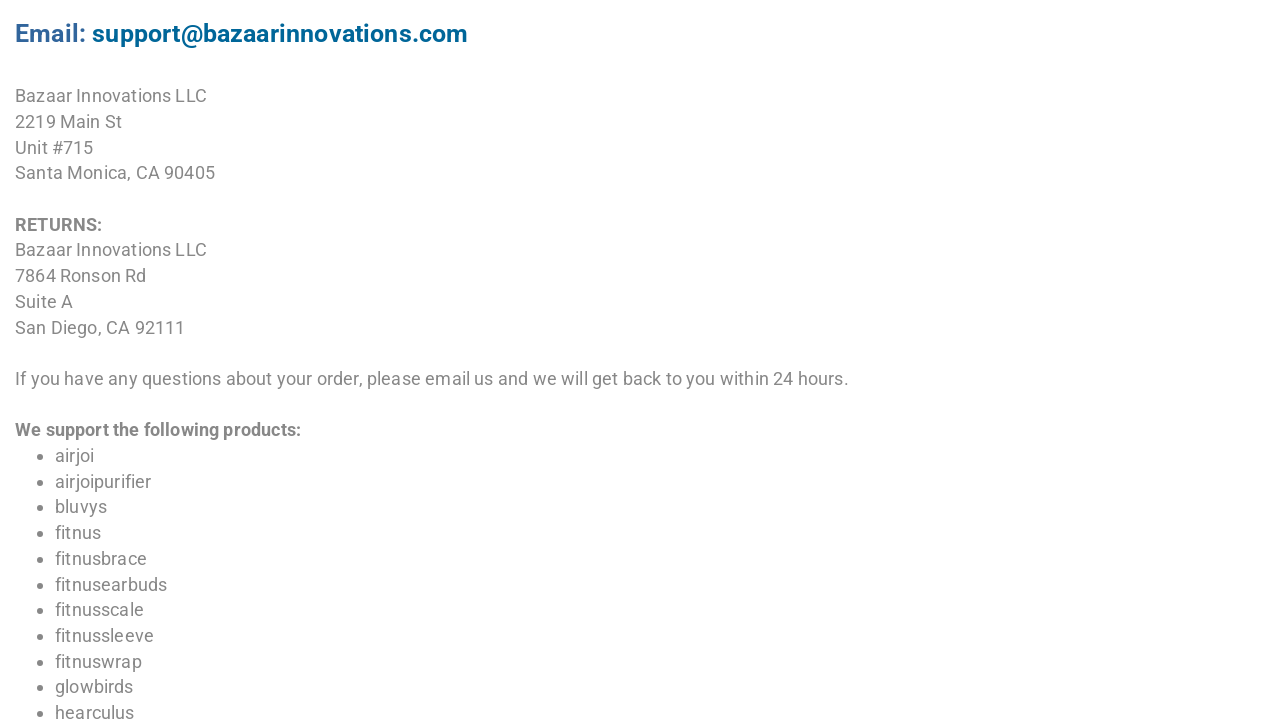 Screenshot of fitnussleeve.com