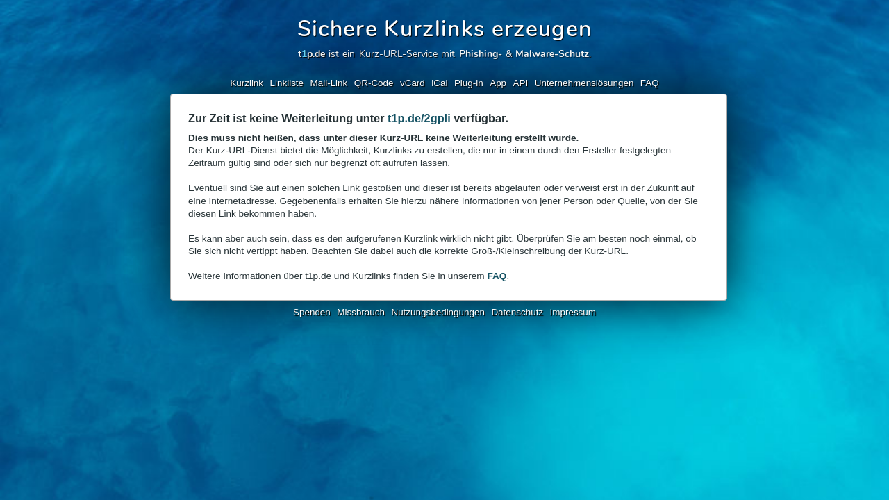 Screenshot of t1p.de