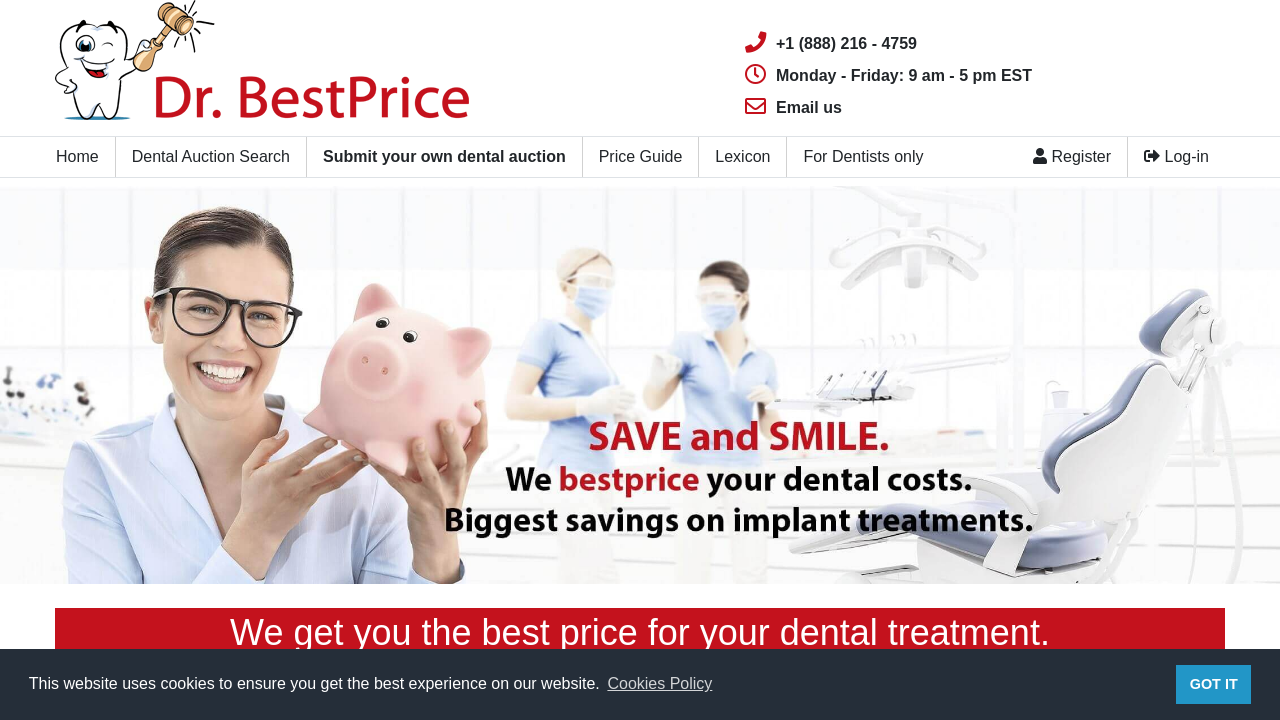 Screenshot of drbestprice.com