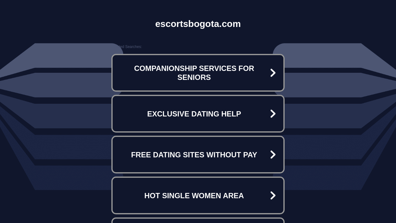 Screenshot of escortsbogota.com