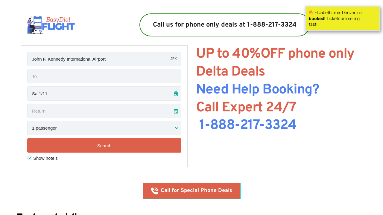 Screenshot of easydialflight.com
