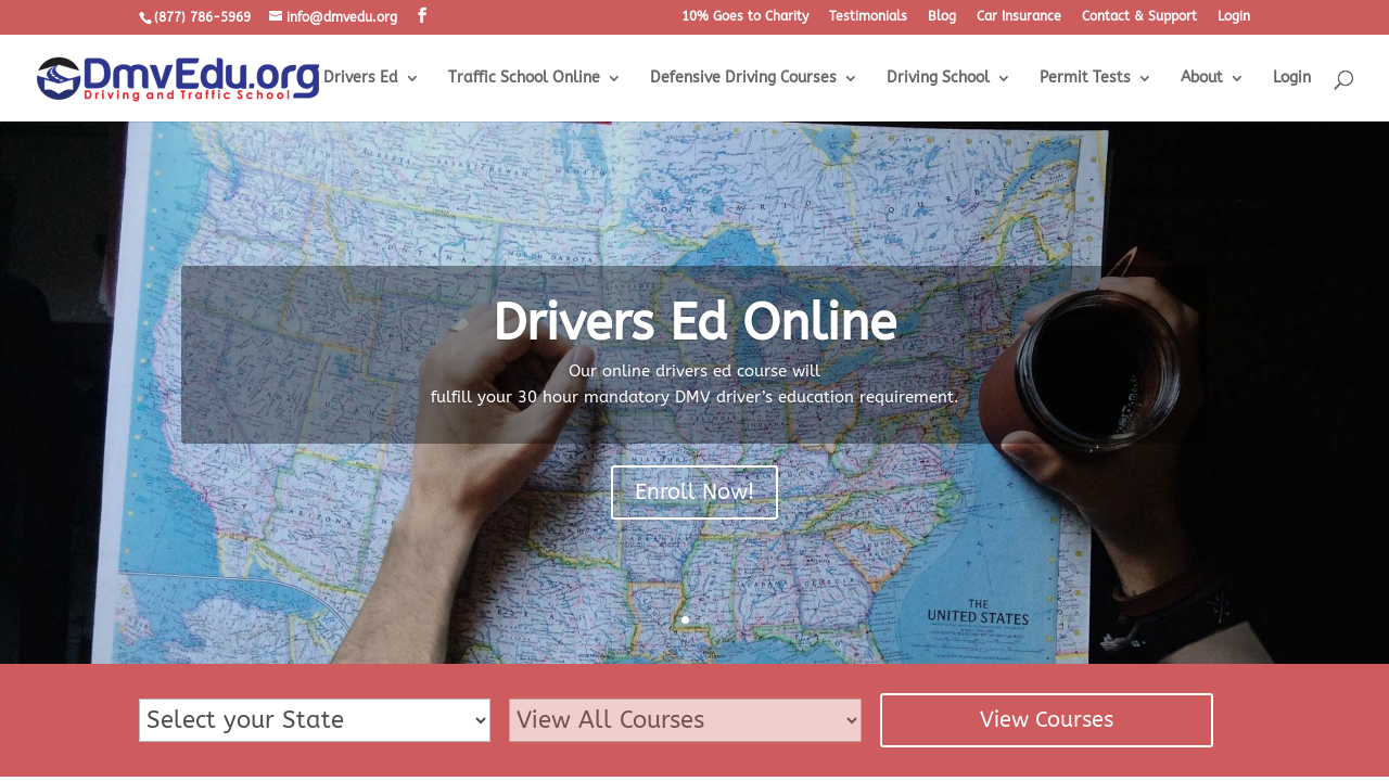 Screenshot of dmvedu.org