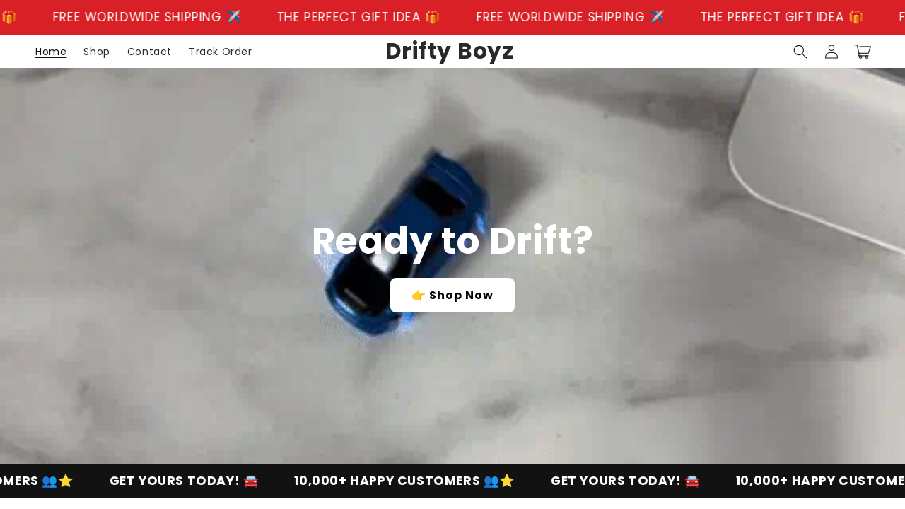 Screenshot of driftyboyzrc.com
