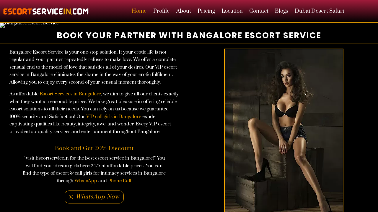 Screenshot of escortservicein.com