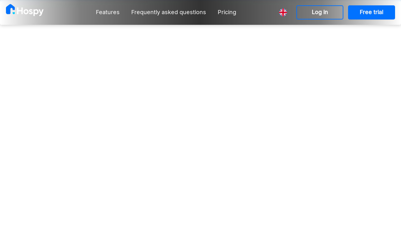 Screenshot of hospy.co
