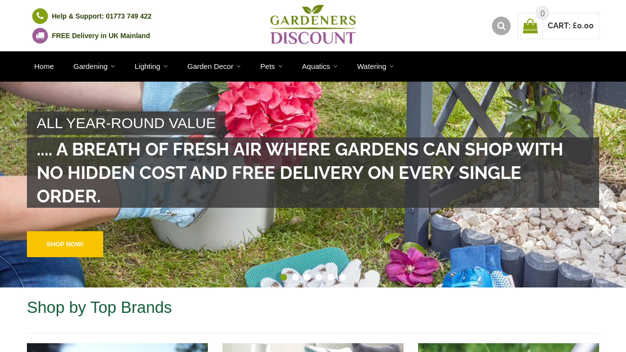 Screenshot of gardenersdiscount.co.uk