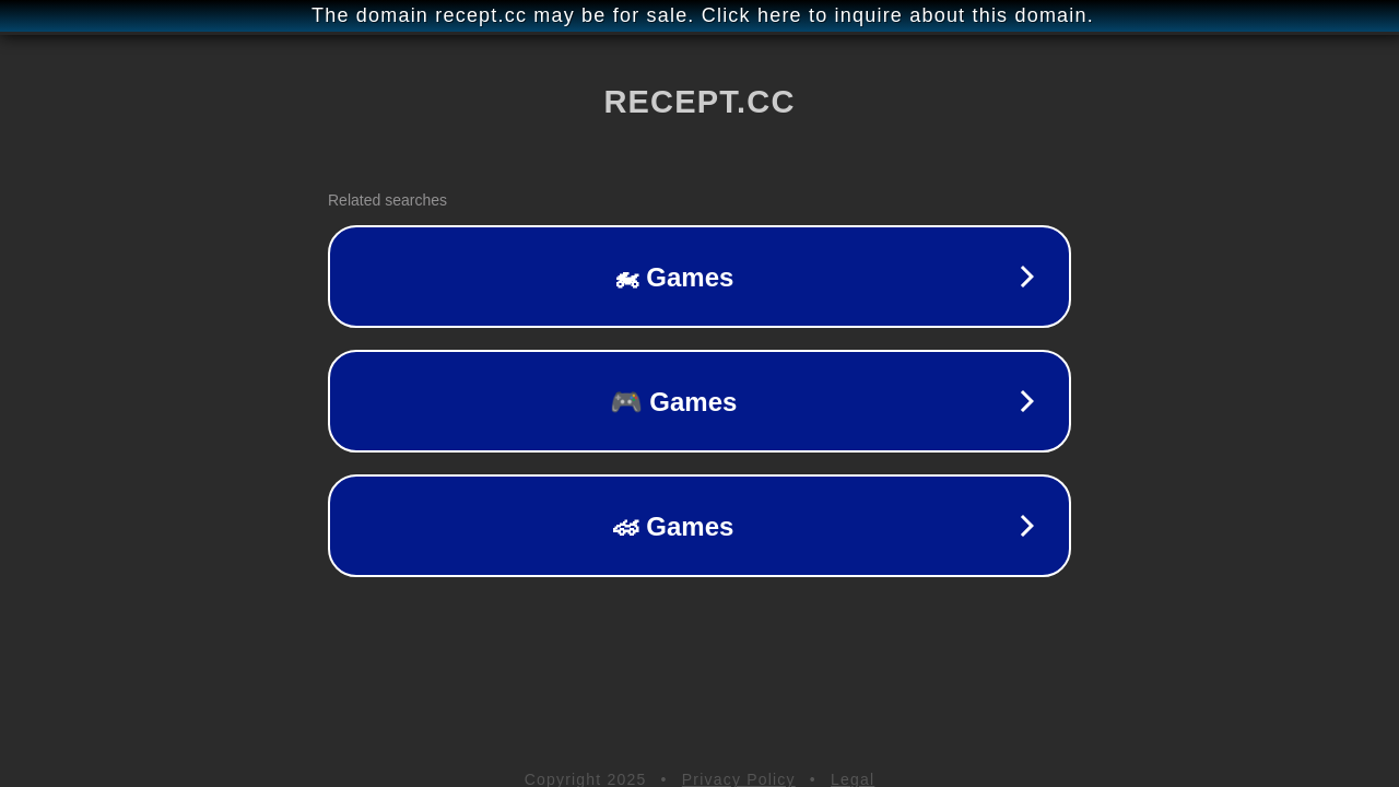 Screenshot of recept.cc