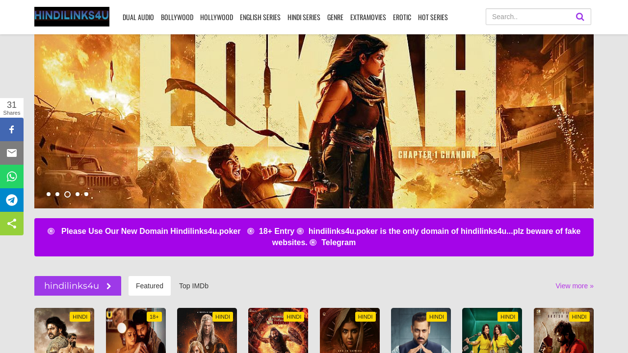 Screenshot of hindilinks4u.bike