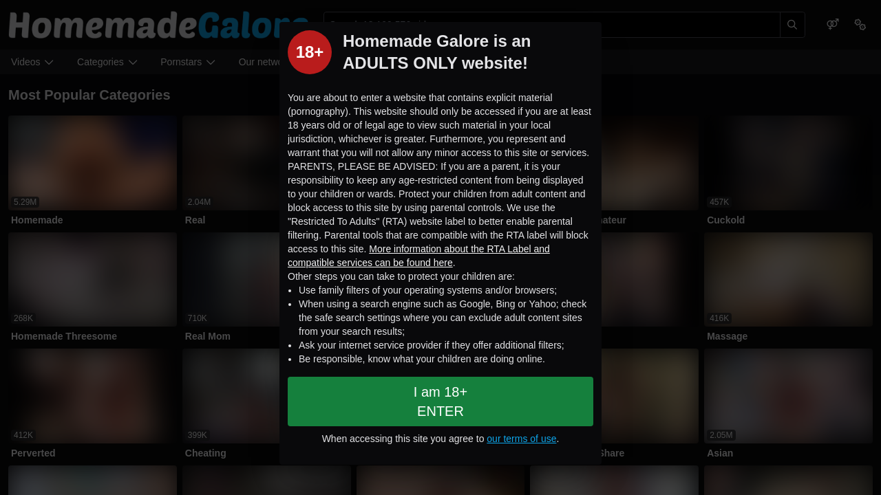 Screenshot of homemadegalore.com