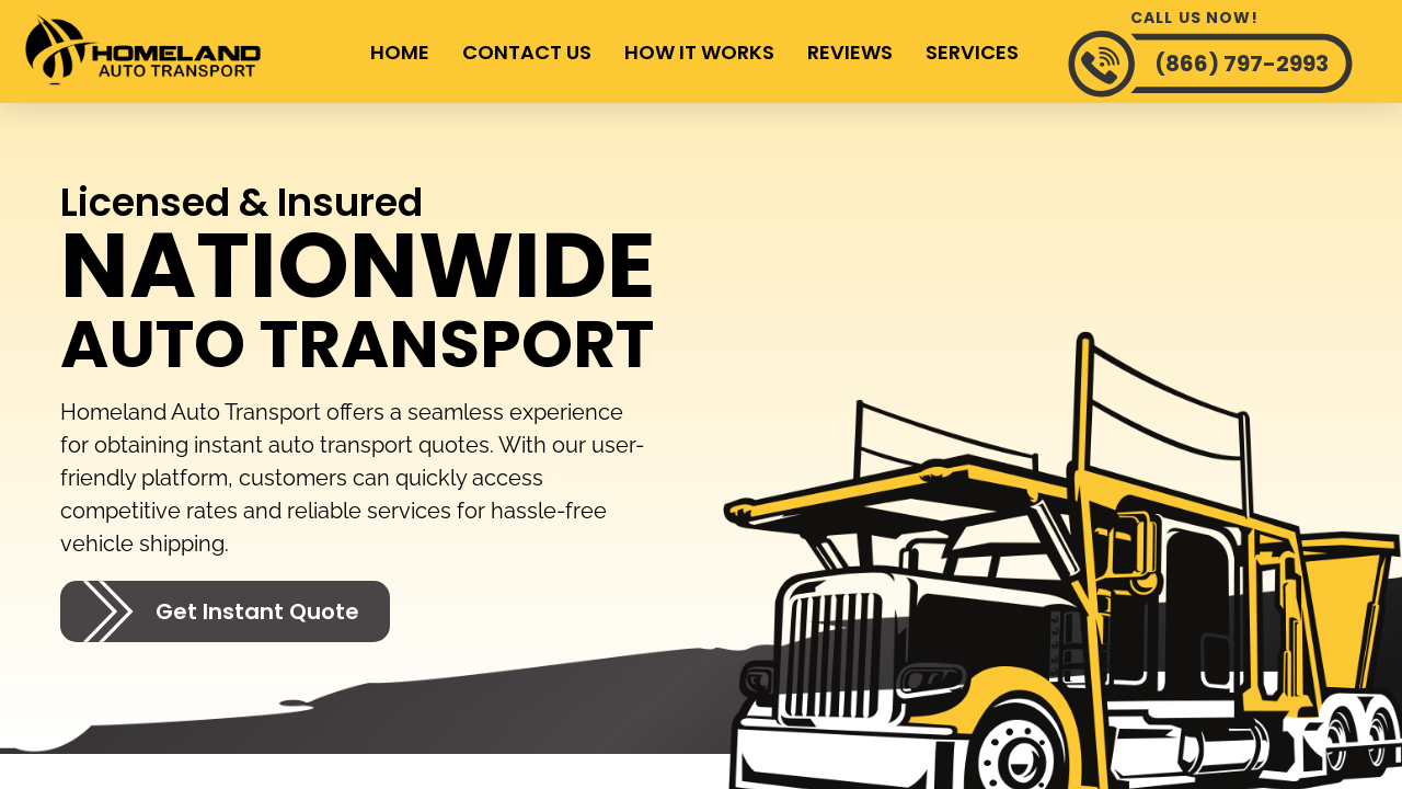 Screenshot of homelandautotransport.com