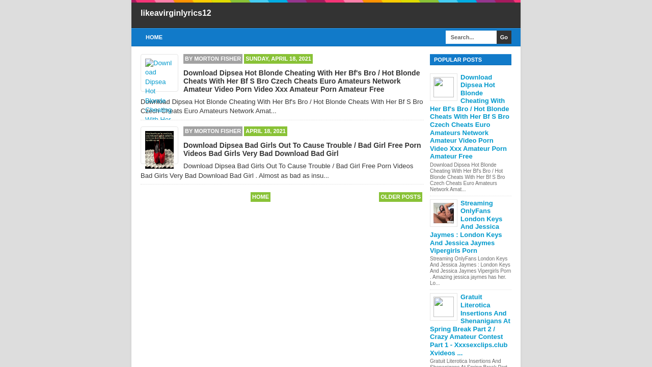 Screenshot of likeavirginlyrics12.blogspot.com