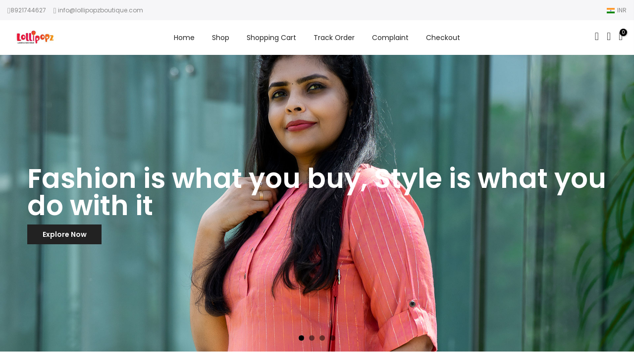 Screenshot of lollipopzboutique.com