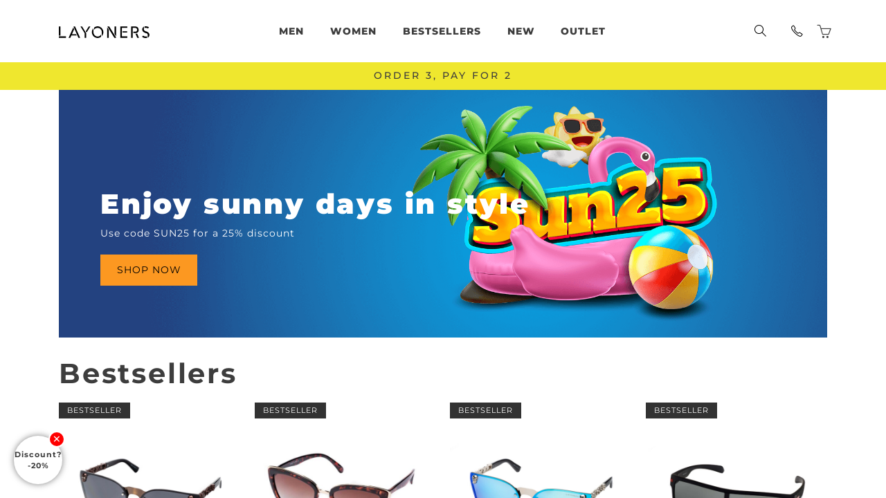 Screenshot of layoners.com