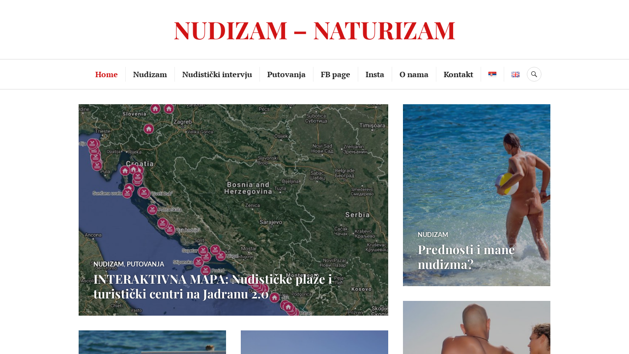 Screenshot of nudizam.com