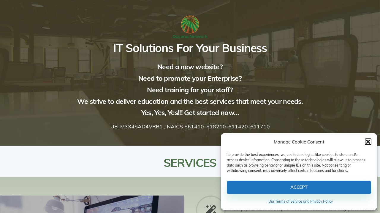 Screenshot of occananetwork.com