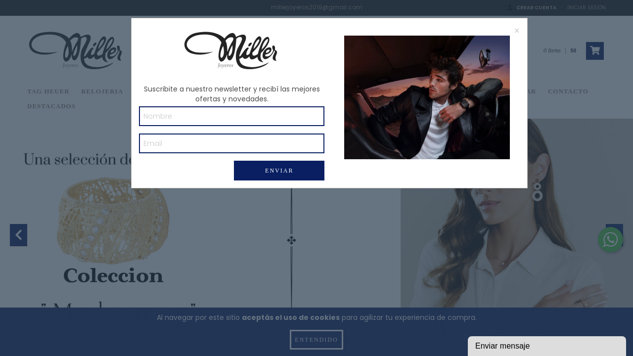 Screenshot of millerjoyeros.com.ar
