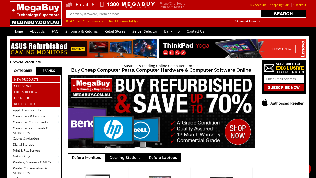 Screenshot of megabuy.com.au